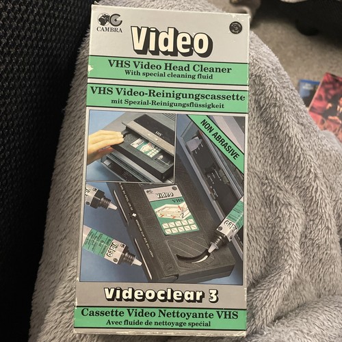 Cambra vhs video head cleaner - cambra,