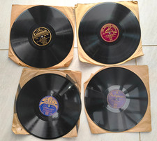 37 x 10 " and 2 x 12" 78 RPM