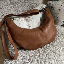 FATFACE HARLOW TAN LEATHER SLING CROSSBODY SHOULDER BAG