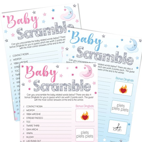 Moon stars baby - &, shower