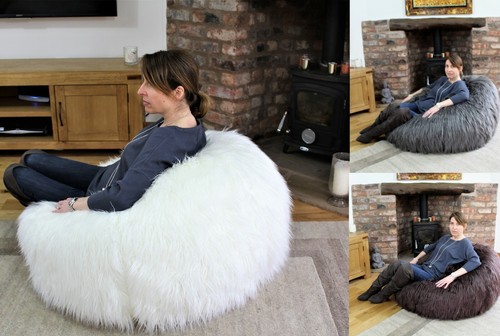 Faux long fur - long, large