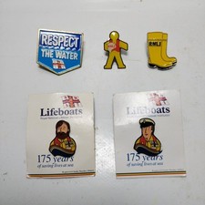 5 X RNLI Lifeboats Enamel Pin