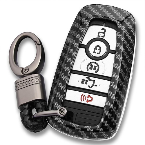 Carbon fiber key chain - carbon, fob