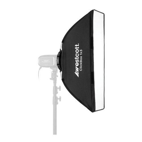 Westcott clickbox 1x3 softbox - clickbox,