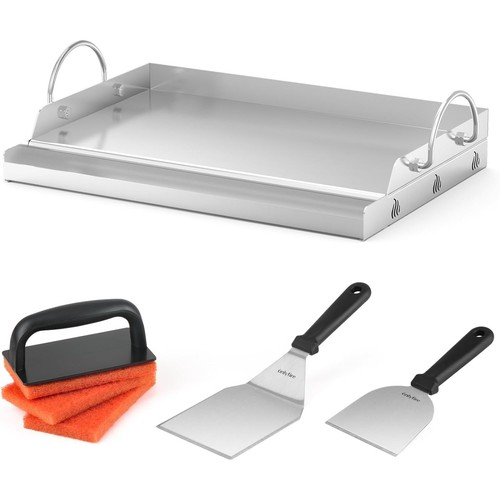 Stainless bbq griddle - 18",