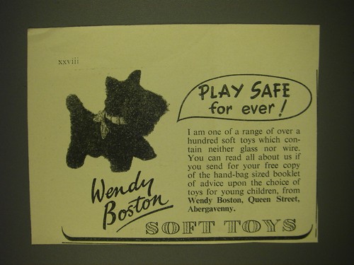 1955 wendy boston soft toys - wendy,