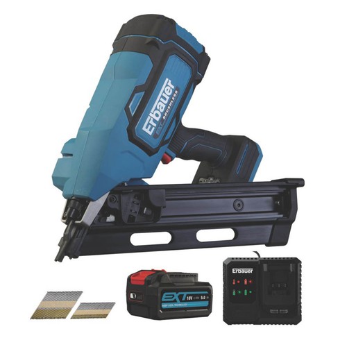 Erbauer nail gun cordless - cordless, 18v