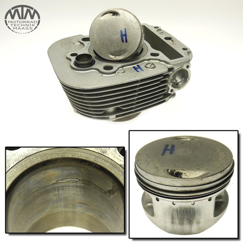 Rear cylinder piston - cylinder, yamaha