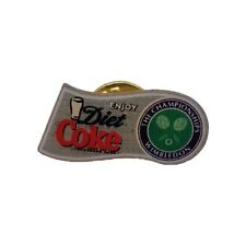 Pin Badge Enjoy Diet Coke The Championships Wimbledon Vintage Collectable -Faded