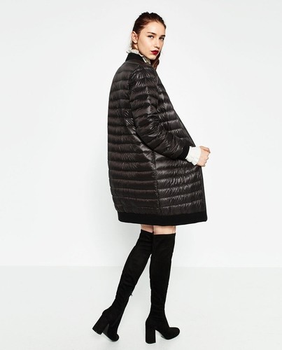 Zara down coat brand - zara,