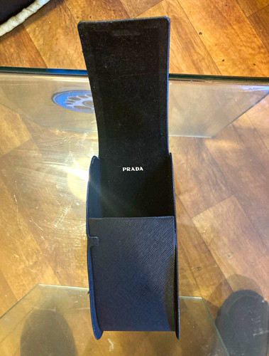 Prada black foldable clamshell - black,