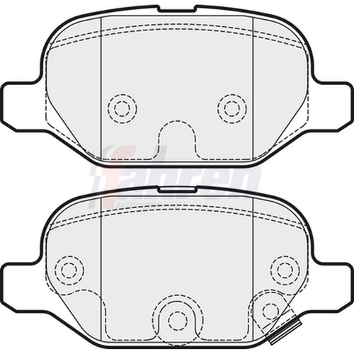 Brake pads set for - for, panda