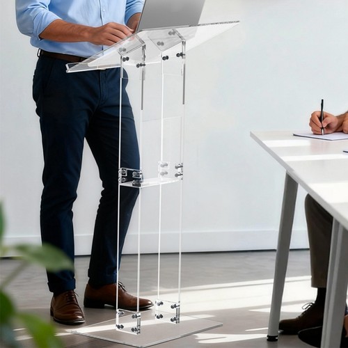 Floor standing clear acrylic - floor-standing,