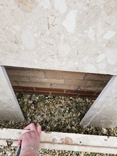 Marble hearth and back panel