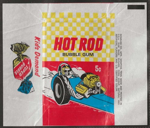 Donruss wrapper 020 hot - hot, rod