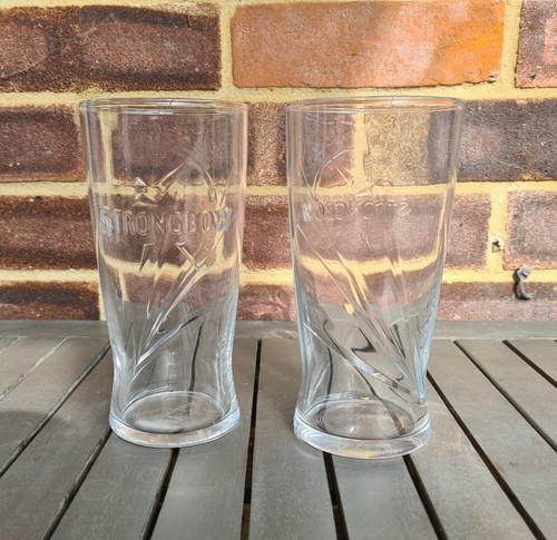 Strongbow embossed pint - x,