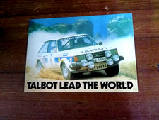 TALBOT LOTUS SUNBEAM FACTORY