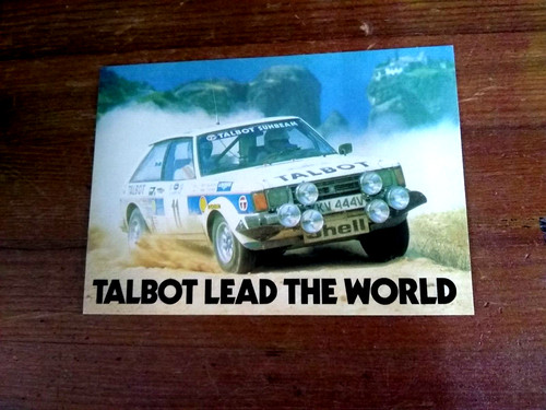 Talbot lotus sunbeam factory - talbot,