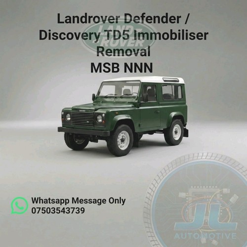 Land rover td5 - ecu, immobiliser