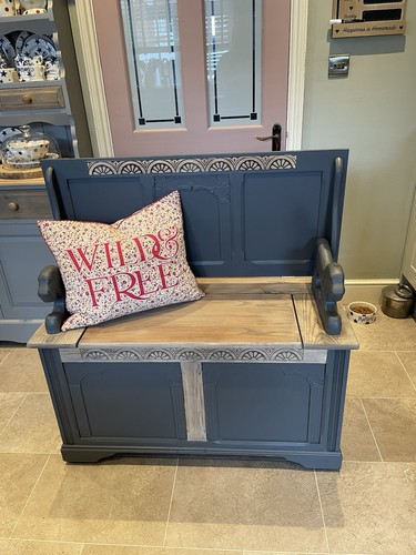 Vintage monks bench - vintage,