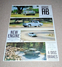 RENAULT R8 UK brochure circa