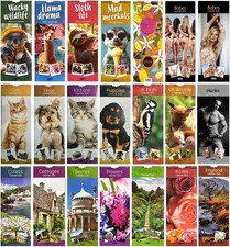 2026 Super Slim Month to View Spiral Bound Hanging Wall Calendar Home Office