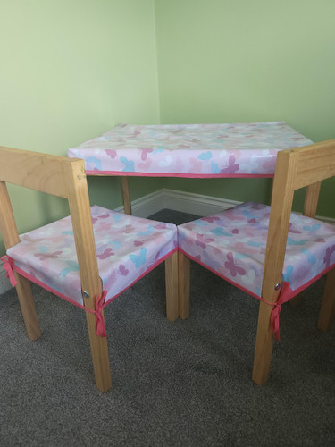 Ikea latt tablecloth - latt, chair