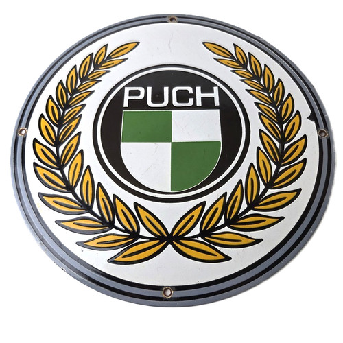 Vintage puch sign porcelain - puch,