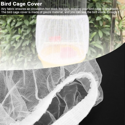 Bird cage mesh cover - cage,