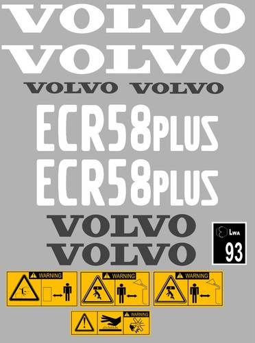 Volvo ecr58 plus digger - plus,