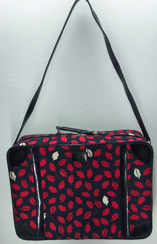 Lulu guinness black red lips - lulu,