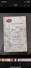 VILLIERS USER`S HANDBOOK MK31a, 9e, 2L, 31c, VINTAGE MOTORBIKE May 1960