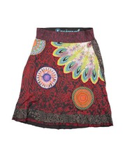 Ladies Desigual Multicolored Summer Skirt Size W28