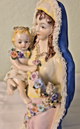Vtg irish dresden madonna - irish,