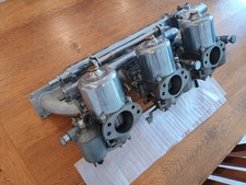 Triple SU HD8 Carburettors and Manifold for S1 3.8  E-type Jaguar
