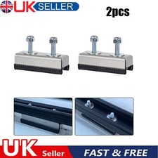 2X Camper Van Motorhome Roof Rail Mounting Brackets for Solar Panel or Roof Rack