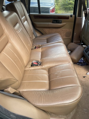 Range rover p38 rear leather - rover,