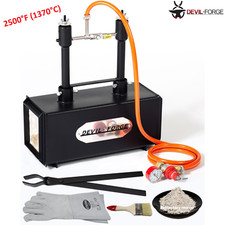 DEVIL-FORGE DFPROF2 Gas Propane Forge Farrier Burner Blacksmiths +Tongs EU (NEW)