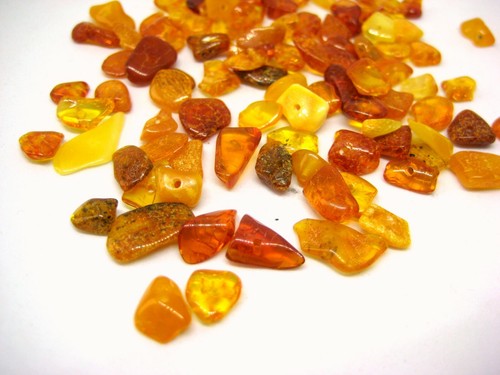 Polished natural baltic amber - natural,