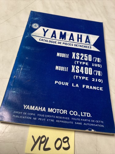 Yamaha xs250 1u5 xs400 2j0 - 1u5,
