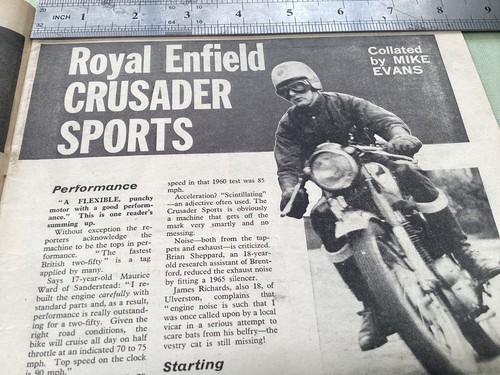 Royal enfield crusader sports - enfield,
