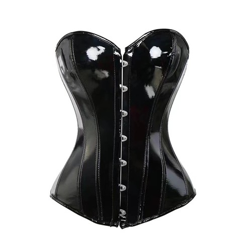 Pvc corset lace shiny - lace-up,