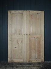 2 Vintage Wooden Tongue & Groove Pine Panels