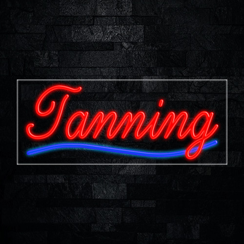Tanning led neon sign - led, 30"l