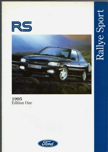 Ford 1995 uk market - ford, rs