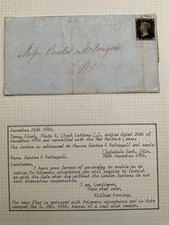 1840 Penny Black Plate 4 CJ