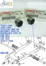Yamaha YAS1 RD125 RD200 Rear Arm Bush x2 NOS CS3 CS5 LS2 YCS1 Bushing 164-22216-