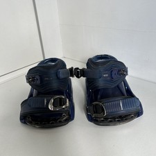 K2 Plasma V8 Snowboard Bindings in blue. Used for Sand boarding - Large