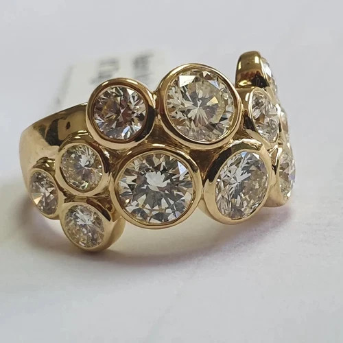 25ct round cut lab created - 3.25ct,