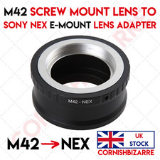 M42-NEX LENS ADAPTER FOR M42 SCREW MOUNT LENS TO SONY NEX E-MOUNT CAMERA - UK